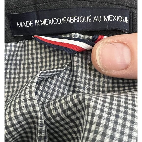 Tommy Hilfiger Men’s Sport Coat Blazer Suit Jacket Blue Sz 44R Wool Blend - Picture 12 of 13